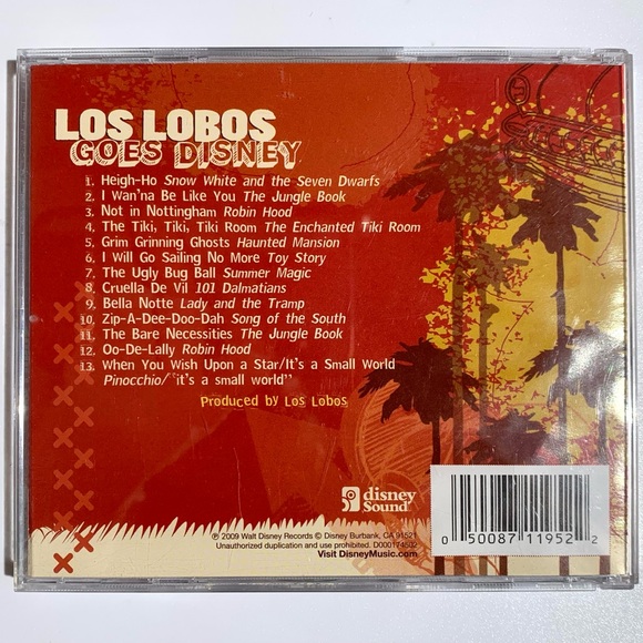 Los Lobos Goes Disney by Los Lobos CD 2009 Walt Disney 050087119522 - Picture 4 of 4